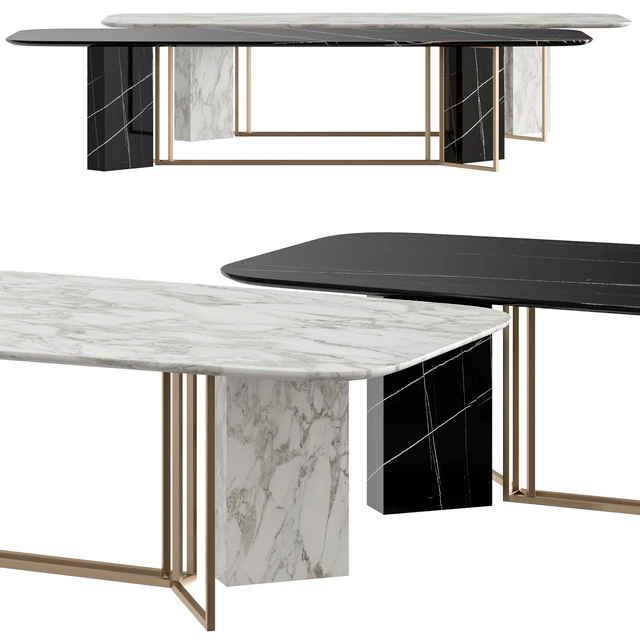 Meridiani Plinto Y2W Dining Table — Скачать