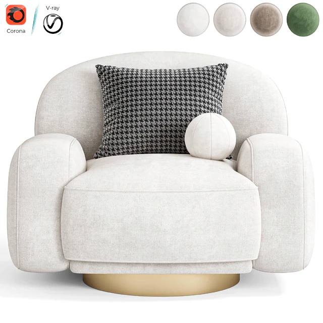 Swivel Chair Unide by Eichholtz — Descargar