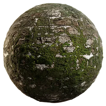 mossy stone wall 020 — Descargar