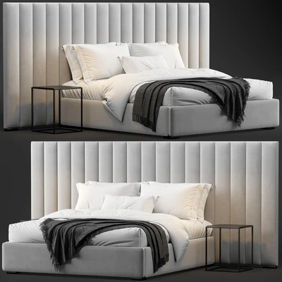 RH Modena Vertical Channel Extended Platform Bed 2 — Вид 2