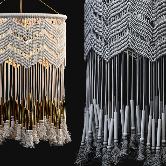 Macrame Pendant Lights — Скачать