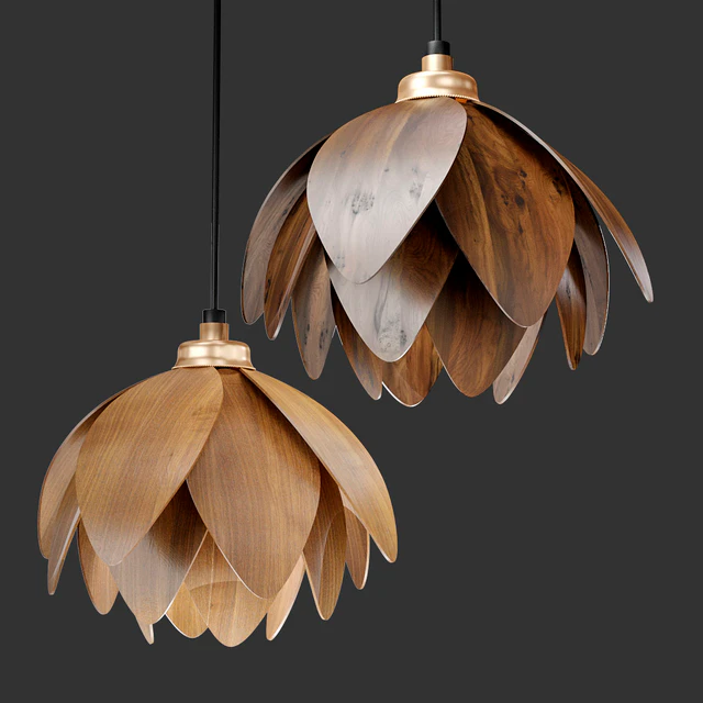 The Lotus bud pendant light — Descargar