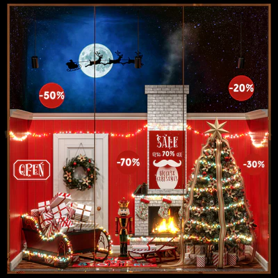 New Year's showcase of the decorative store — Ver 1