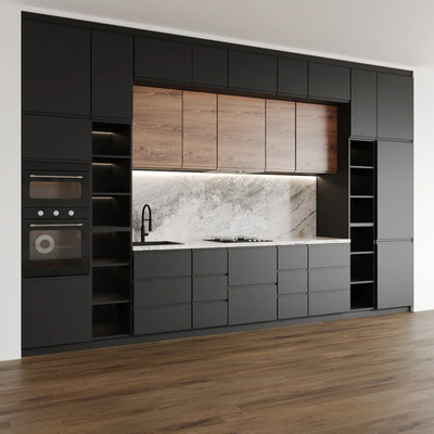 Modern kitchen Ikea Voxtorp — Вид 2