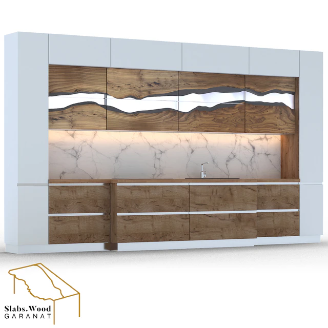 Кухня Slabs Wood Garanat — Скачать