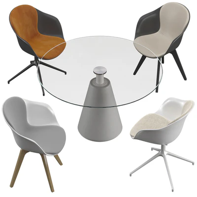 Boconcept-Adelaide chair - Madrid table set — Вид 4