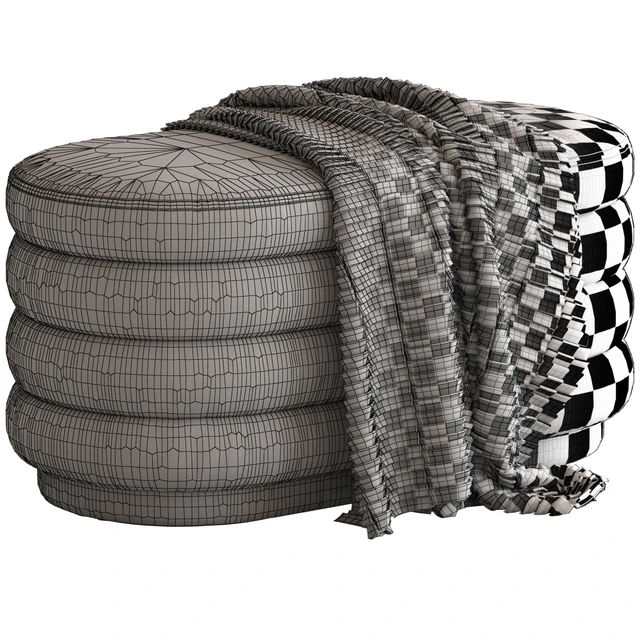 Globewest Ribbed Ottoman — Descargar