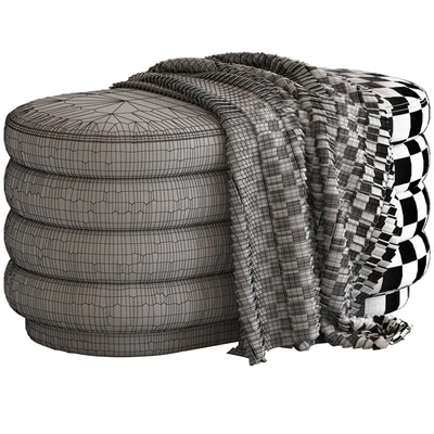 Globewest Ribbed Ottoman — Ver 2