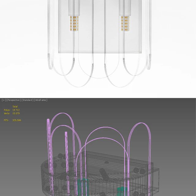 Sconce Blount Raised Wall Lamp, Blount Smokey Wall Lamp, Loft Concept — Descargar