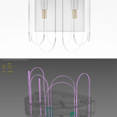 Sconce Blount Raised Wall Lamp, Blount Smokey Wall Lamp, Loft Concept — Ver 2