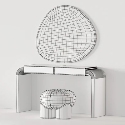 Table Nebo Pouf Ollie Mirror SPOT M — Ver 2