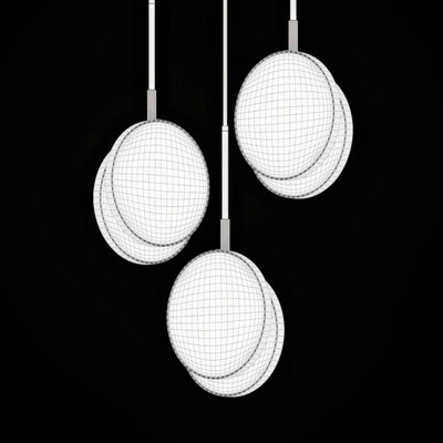 Marble Disc Pendant Lamp Lamar — Ver 2