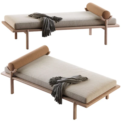 Walnut Crescent Lounge by Vonnegut Kraft — Вид 1