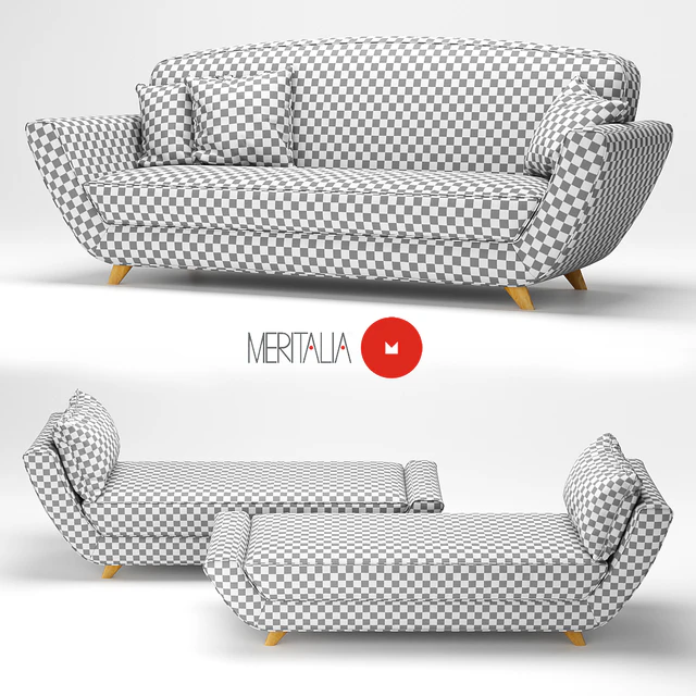 A sofa and chaise longue by Minah Meritalia — Descargar