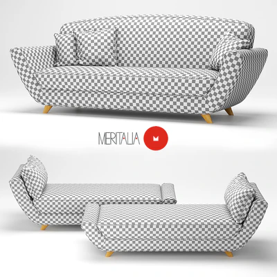 A sofa and chaise longue by Minah Meritalia — Ver 3
