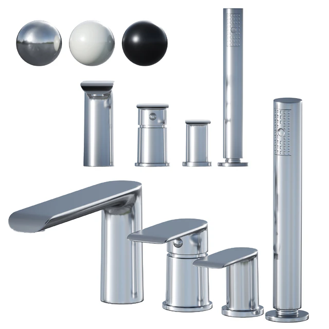 Bath lever mixer Devit Iven 43128141 — Descargar