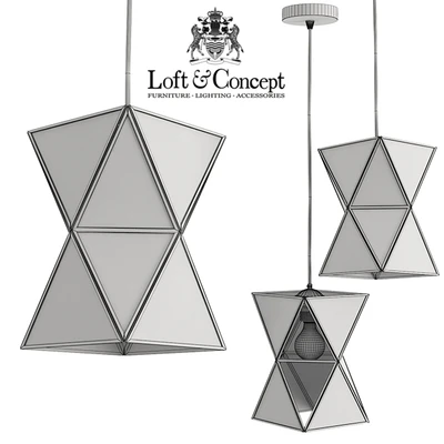 Люстра PolyPyramid Glass Pendant Cognac — Вид 3