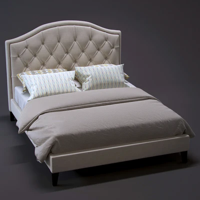 H60F Tufted Bedframe — Вид 1