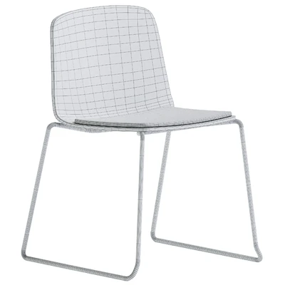 Table Doll by Billiani & Sled Upholstered Base Chair Rama by Kristalia — Ver 3