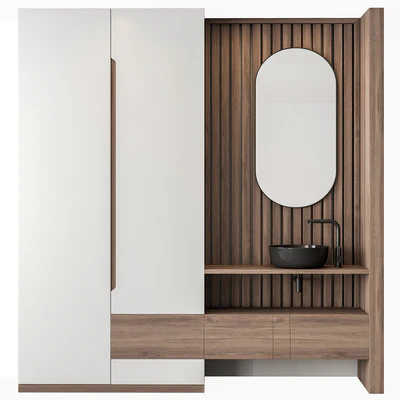 Bathroom Set Stone Wall - Set 60 — Вид 2