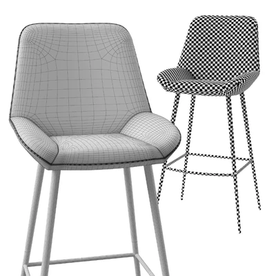 Loft Designe. Bar Stool Model 4034 — Ver 2