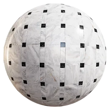 black and white marbles tiles 001 — Descargar