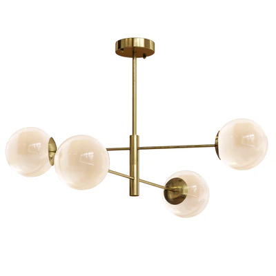 Pendant chandelier F-Promo Gutta 2854-4P — View 1