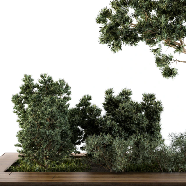 Garden set bush and Tree - Garden Set 06 — Скачать