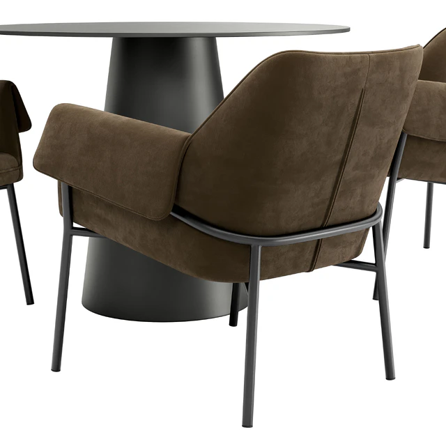 Bess dining chair and Alcor table — Descargar