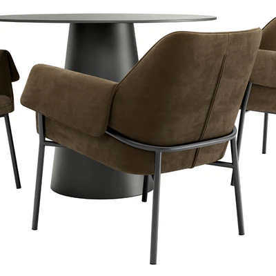 Bess dining chair and Alcor table — Ver 2