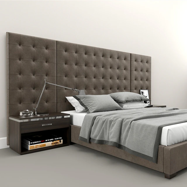 RH Modern custom box tufted platform bed — Descargar