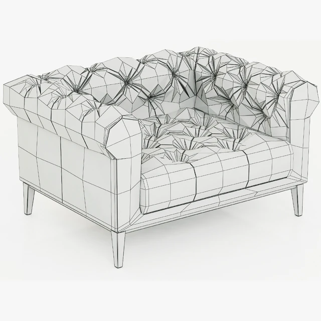 Restoration Hardware Italia Chesterfield Leather chair — Descargar