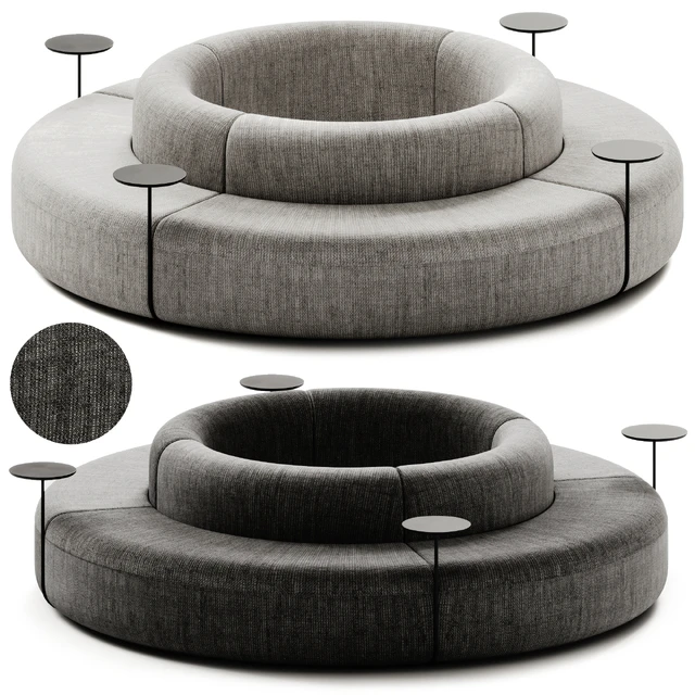 ARTIKO Sectional modular fabric sofa AT 20 by MDD — Descargar