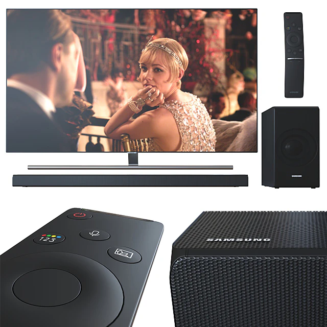 TV 55 'and Samsung soundbar. — Descargar