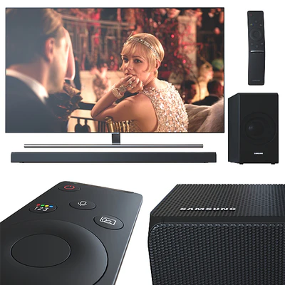 TV 55 'and Samsung soundbar. — Ver 1