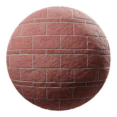 running split face concrete block wall texture red — View 1