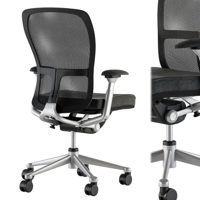 Office Chair Zody Black and White — Вид 2