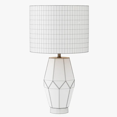 Faceted Stone Table Lamp — Вид 2