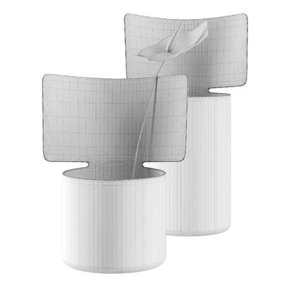 Riflessi vase by Paola C with Anthurium flower — Ver 2