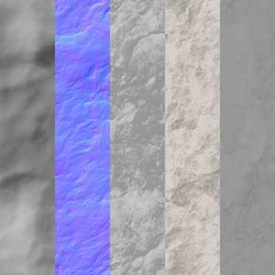 Rock cliff wall №43 — Вид 3