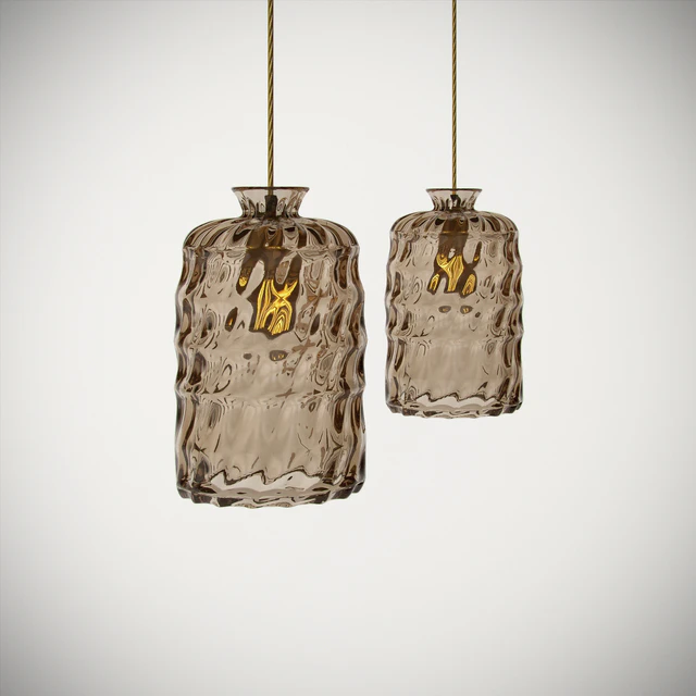 Ebb And Flow Pillar Lamp Golden Smoke — Descargar