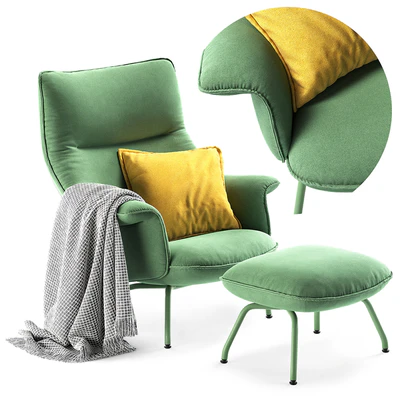 Muuto Doze Lounge Chair & Ottoman — Ver 1