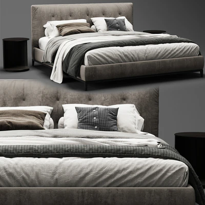 Minotti andersen quilt bed — Ver 2