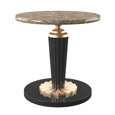 coffee table round marble — Ver 1