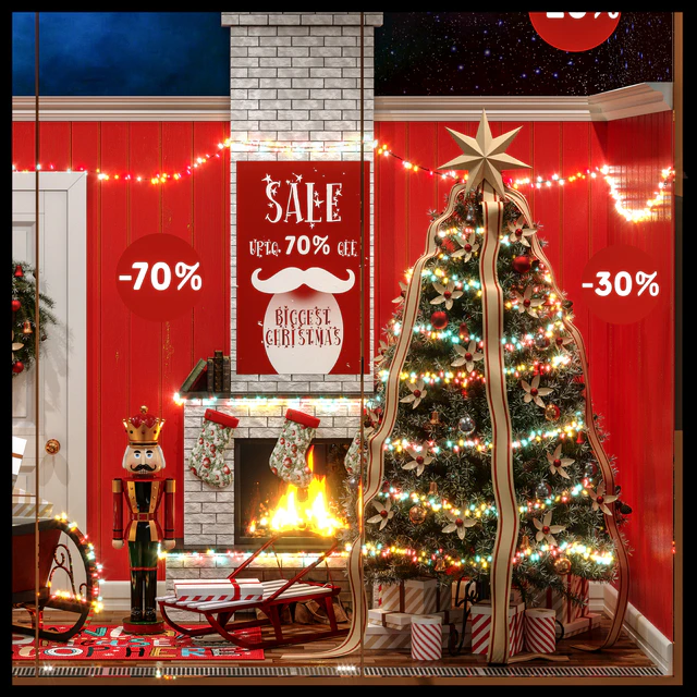 New Year's showcase of the decorative store — Descargar