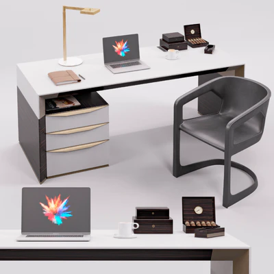 Rubelli Notaro Desk and Minotti Twombly — Вид 1