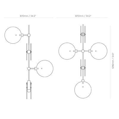 Nebulae Chandelier by Ross Gardam — Вид 2