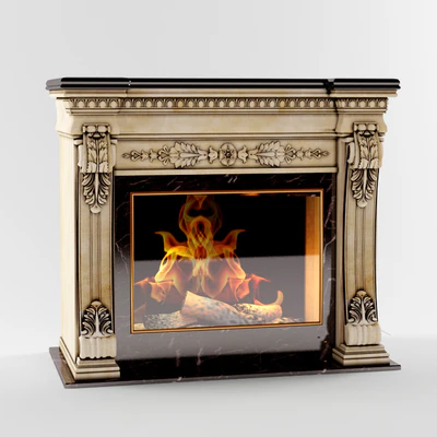 Камин в классическом стиле.Classic style fireplace — Скачать