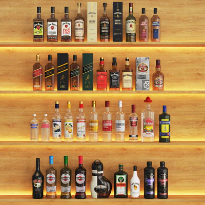Alcohol bar set — Ver 2