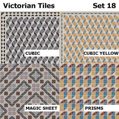 Topcer Victorian Tiles Set 18 — Вид 1